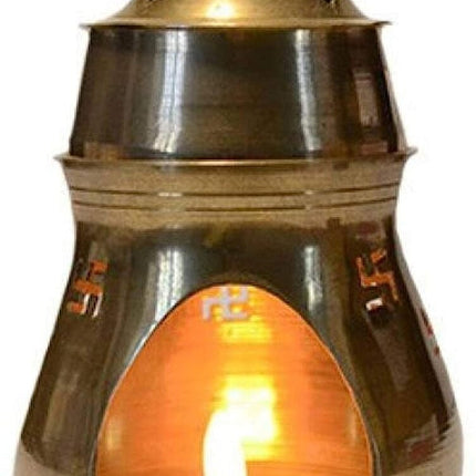 cone shaped camphor vilakku