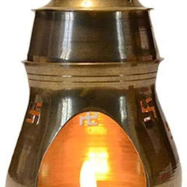 cone shaped camphor vilakku