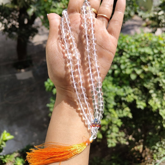 Sphatik Mala / Quartz Crystal Garland