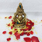 Kuberar statue brass