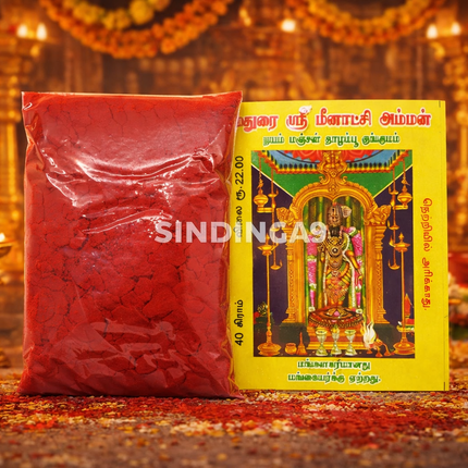 Madurai meenakshi Thalampoo red kumkum