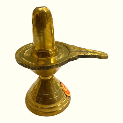 Shiva lingam brass big 4 inches