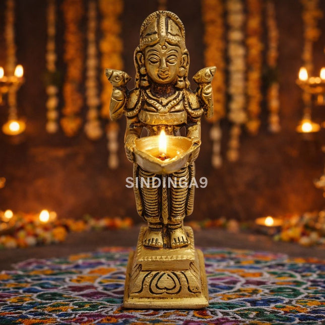 Paavai vilakku - Brass