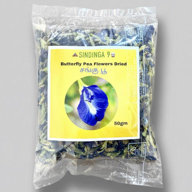 Butterfly Pea Flowers Dried / Sangu Poo - 50 g