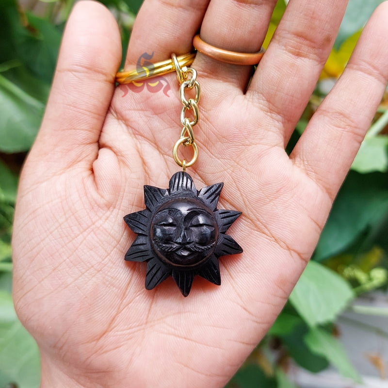 Karungali keychain / Ebony wood keychain