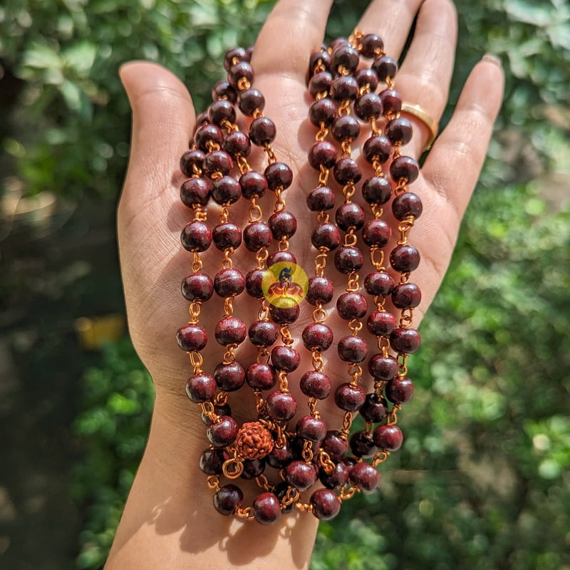 Brown beads maalai