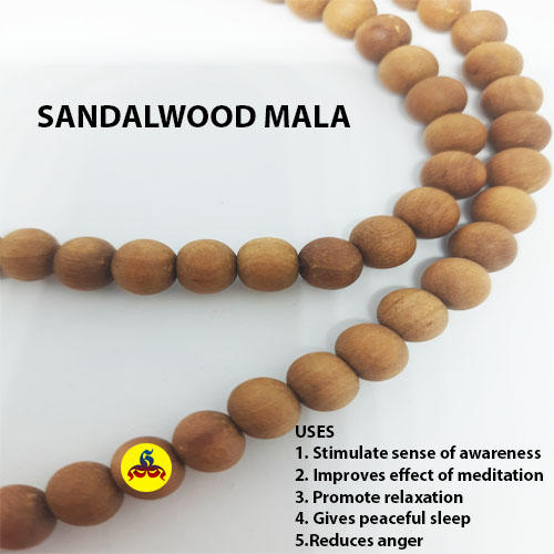 Sandalwood mala 108 beads Sandalwood mala 108 beads